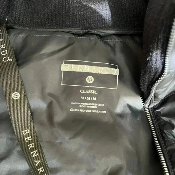 [M]Bernardo Classic  Eco Plume Blue Puffer Jacket - Picture 2 of 11